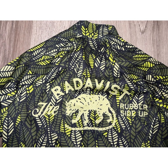 Endo Custom The Radavist Cycling Jersey Womens XS Green Botanical Print Full Zip - Picture 6 of 11